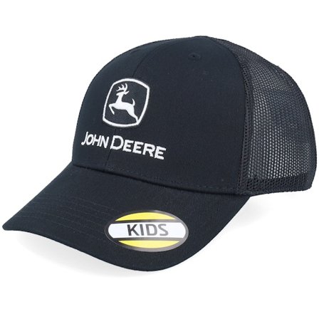 John Deere - Negro trucker Gorra - Kids Current Tm Black Trucker @ Hatstore