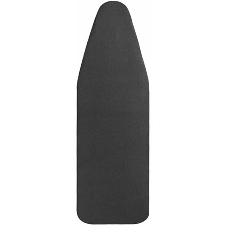 Strykebretttrekk 148x55cm, Ekstra stort strykebretttrekk med 100% bomullstopp og tykk polstring, lett å installere og brennsikkert (XXL, svart)