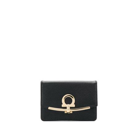 Salvatore Ferragamo Wallets & Cardholders Sort, Dame Punge og Kortholder, Størrelse: ONE Size