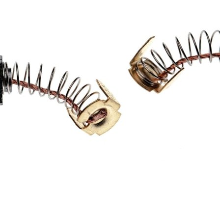 2x Motor kullbørster 6 x 10 x 15mm kompatibel med Makita S081