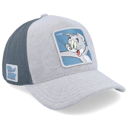 Capslab - Grau trucker Cap - Tom & Jerry Tom Grey Trucker @ Hatstore