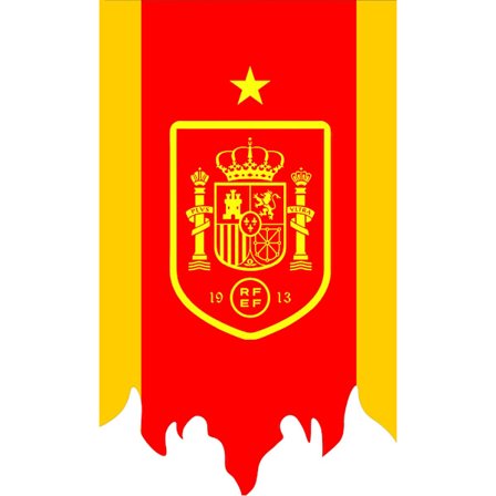 Dekorative Spanien flag til fodboldfester, fan forsyninger, bar dekorationer til 2024 European Cup