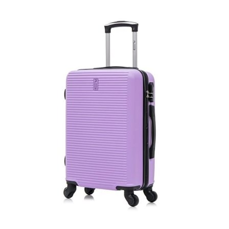 Viikonloppumatkalaukku 55x35x25 | EasyJet Käsimatkalaukku 55cm | ABS Matkalaukku | Integroitu Lukko | Violetti