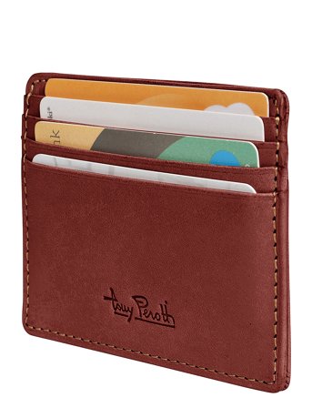 Tony Perotti Creditcard Wallet - Brown - ONE SIZE