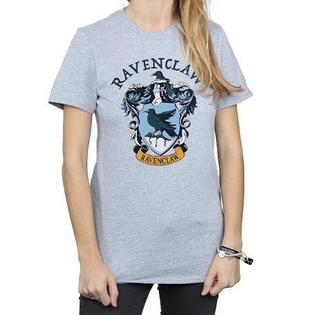 Harry Potter Dam/Kvinnor Ravenclaw Boyfriend T-Shirt L Sports