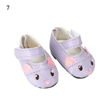 Paljetti-nukkekengät 7cm Manuaaliset Kengät 7 7