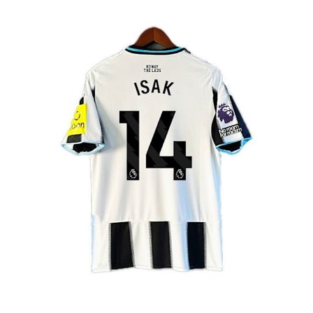 25-26 Newcastle United Hjemme Fotballdrakt Barn Nr. 14 Isak (drakt+shorts) Voksen XL