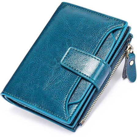 Plånbok, äkta läder, slimmad dam, present till kvinnor ()