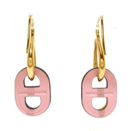Hermès Vintage Pre-owned Metal earrings , Geel , Dames , Maat: ONE Size