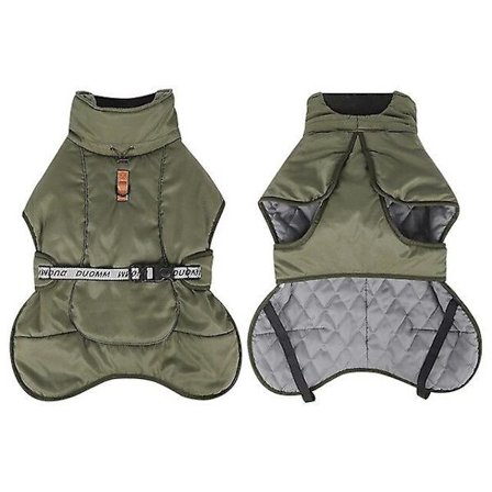 Efterårs- og vintertøj til store hunde, varm jakke til udendørs, reflekterende hundejakke, luksuriøst kæledyrstøj i mellem og store størrelser