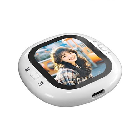 Magnetisk Selfie Skærmspejling, Mini Telefon Skærmspejling, Live Streaming Split Skærm Enhed