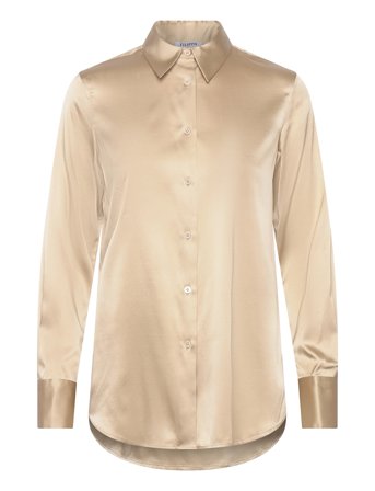 Filippa K Silk Shirt - Beige - 42