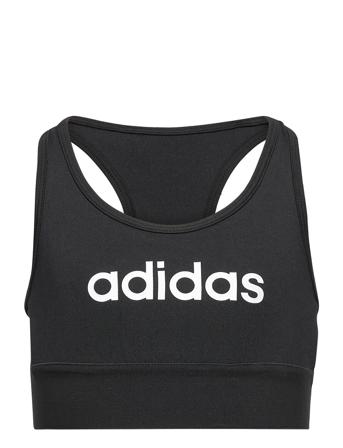Adidas Sports Single Jersey Fitted Bra Top Night & Underwear Underwear Tops Svart Adidas Performance