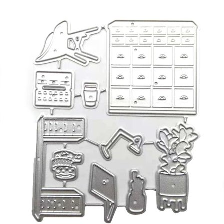 Møbler Metall Skjære Dies Stencil DIY Scrapbooking Album Papirkort Mal