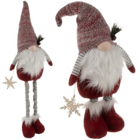 Gnome / Tomte Nisse Docka - Teleskopisk 82cm