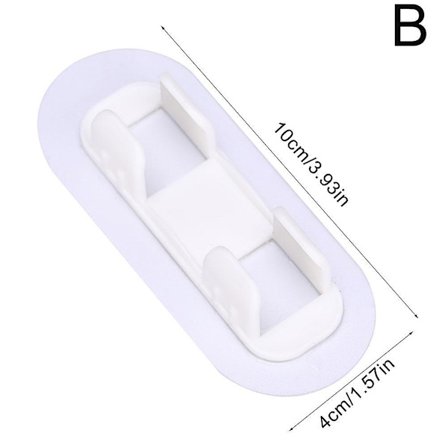 Rørklemmer Kroker Stativ Selvklebende Rørholder Veggmontert Organizer Holder
