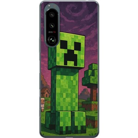 Kompatibelt Mobildeksel til Sony Xperia 5 III Romantisk ramadanillustrasjon med blomster, lykter, stjerner og halvmåne i myke pastellfarger