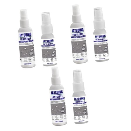 6 pakker med penetrerende nano-transparent spray for reparasjon av yttervegg, malingsspraylim