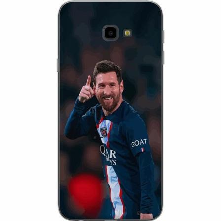 Samsung Galaxy J4+ Genomskinligt Skal Lionel Andrés Messi