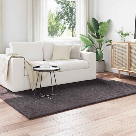 Områdesmattor Rektangulär Antracit 200 x 140 cm