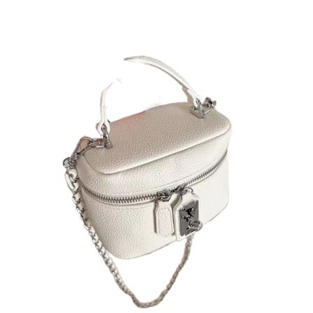 Fashion Dam Crossbody Väska Mini Square Axelväska Kedja Lås Spänne Mobiltelefon Väska