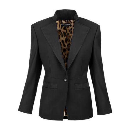 Dolce & Gabbana, Blazers Zwart, Dames, Maat:S