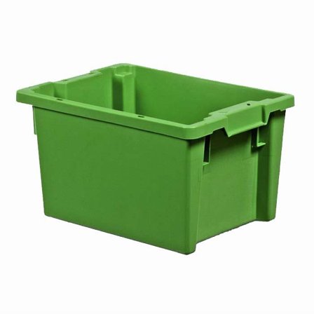 Schoeller Allibert ARCA TELLUS 7924 Transportkasse 400x300x220 mm, grønn, Garasjeinnredning & oppbevaring