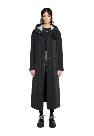 Stutterheim Chatham Matte Raincoat Regnjackor Dam Svart XL