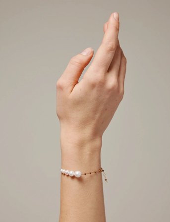 Enamel Copenhagen Bracelet, Lola Carmen - White - ONE SIZE