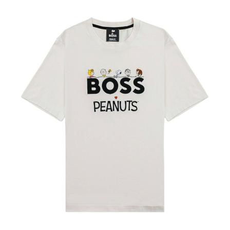Boss, T-Shirt Wit, Heren, Maat:L