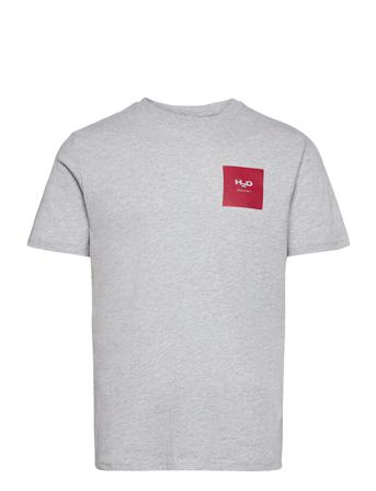 Lyø Organic Tee T-shirts Short-sleeved Harmaa H2O