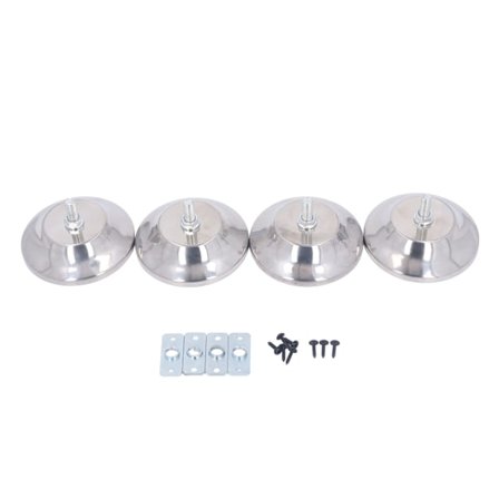 4 stk. Billardbord Ben Nivellerer 5 tommer Justerbare Heavy Duty Nivelleringshevere for Fotball Bord Bordtennisbord