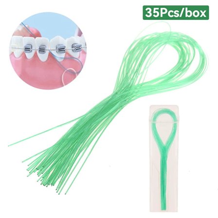 35 stk./lot Tandtråd Oral Træklinje til Krone Bøjle Bro Implantat Hoop Trådning Bøjler...