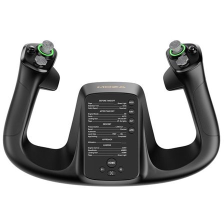 Moza MFY Yoke-kontrollratt för flygsimulator med 34 inmatningar och snabbkoppling