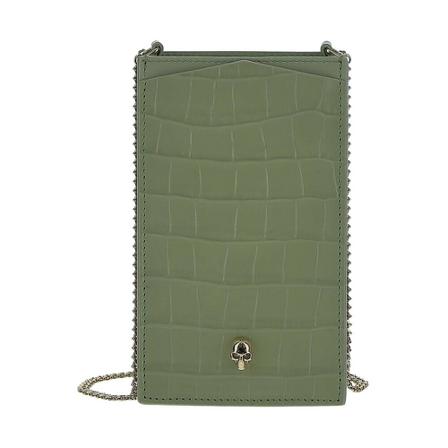 Alexander McQueen, Sage Phone Case Groen, Dames, Maat:ONE Size