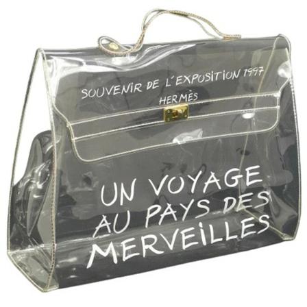 Hermès Vintage Pre-owned Vinyl handTass , Wit , Dames , Maat: ONE Size Vintage Tassen