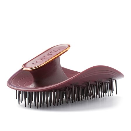 MANTA Original Brush Burgundy Rose Gold, Hår, Hårbørster, Øvrige