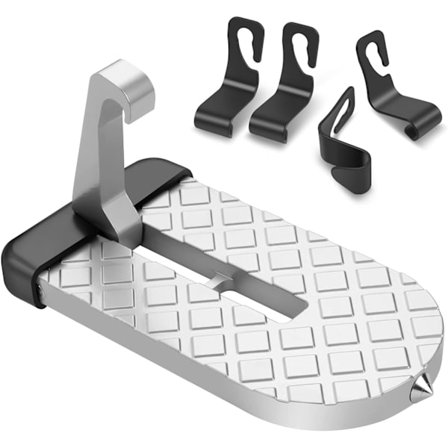 Auton oven askelma, U-muotoinen ajoneuvon koukku poljin turvavasaralla ja