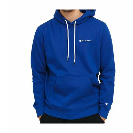 Champion, Champion bluza męska z kapturem niebieska Hooded Sweatshirt 218287.Bs 025 L Niebieski, Mężczyzna, Rozmiar: S