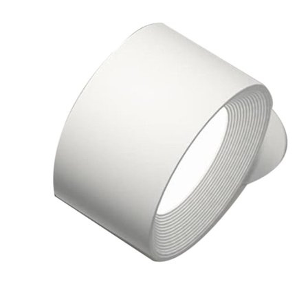 Innendørs vegglampe, USB oppladbar batteri vegglampe, varmt/naturlig/hvitt lys, 3 lysstyrkenivåer, berøringskontroll hvit-hao