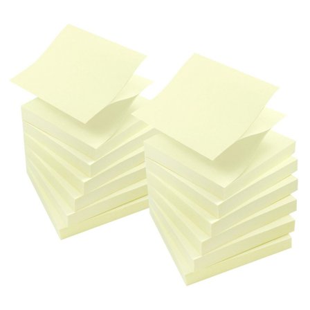 LYRECO Lyreco Premium ZigZag Notes är självhäftande notisar med extra starkt lim - perfekt för vertikala ytor. 12/fp - Lyreco - Kontorsmaterial - 