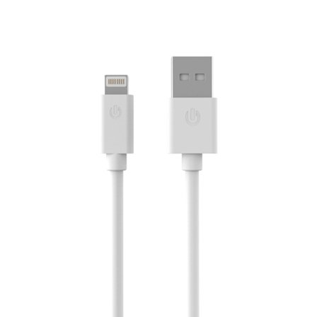 G-SP Laddkabel iPhone/iPad/Airpods MFi 3 meter - Vit