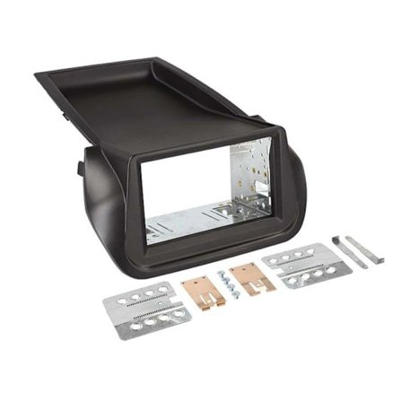 2-DIN frontadapter för Peugeot / Fiat svart