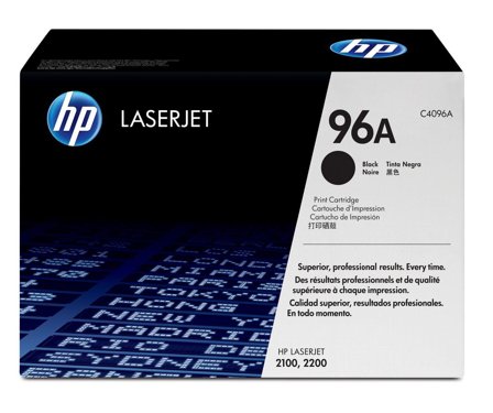 HP 96A - svart - original - LaserJet - tonerpatron (C4096A)
