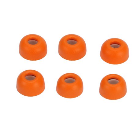 6 st ersättningsöronproppar i mjukt minnesskum, andningsbara, brusreducerande öronproppar för IOS Pro-hörlurar