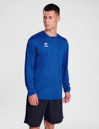 Hummel Hmlauthentic Pl Jersey L/S - Blue - L