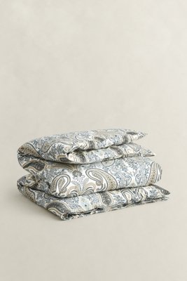 GANT - Key West paisley enkeltdynetrekk 140x200cm og 140x220cm dark putty