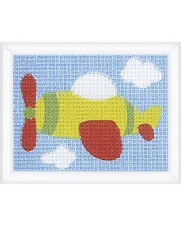 Broderikit Tavla Flygplan