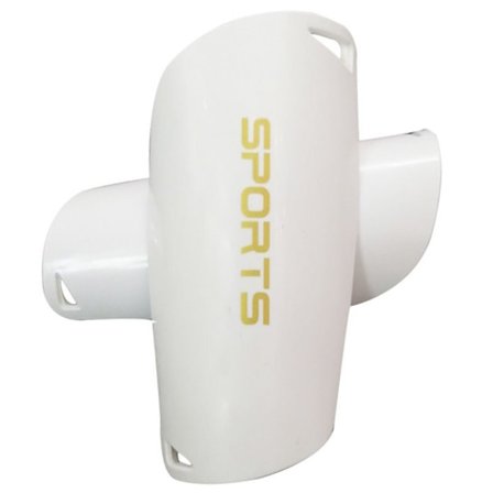 Fodbold skinnebensholder Fodbold skinnebensbeskytter cover WHITE M