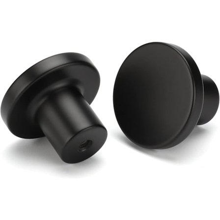 10-pak sorte skabslåger, sorte møbelgreb, køkkenlåger, dørgreb i aluminiumslegering, skabsdørgreb, sorte